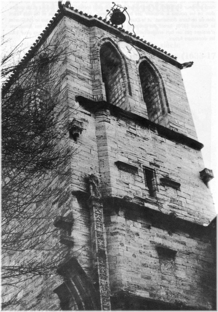 Eglise abbatiale - Tour, clocher (vers 1550)