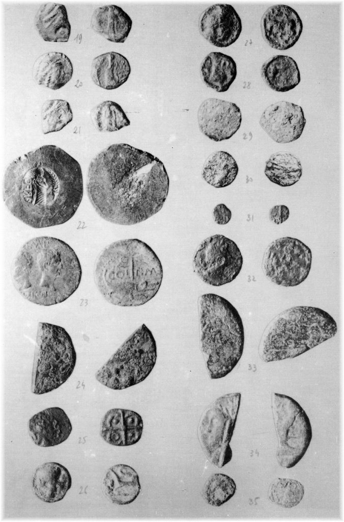 Monnaies de l'Oppidum d’Aumes