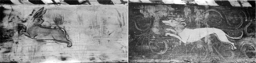 Lévrier poursuivant un lapin (III a 16 et 17).