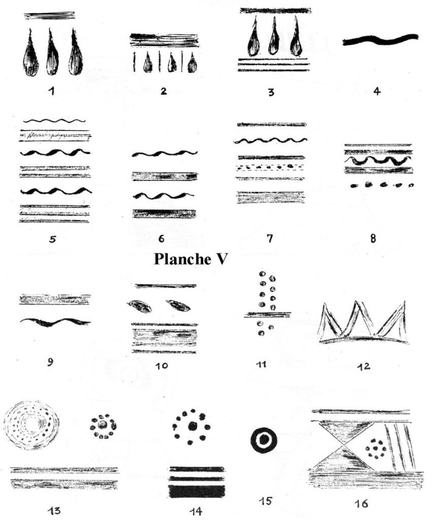 Feuilles monochromes